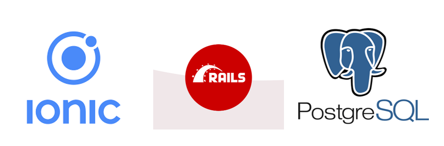 Ionic + Ruby on Rails + PostgreSQL