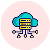 Cloud integration icon